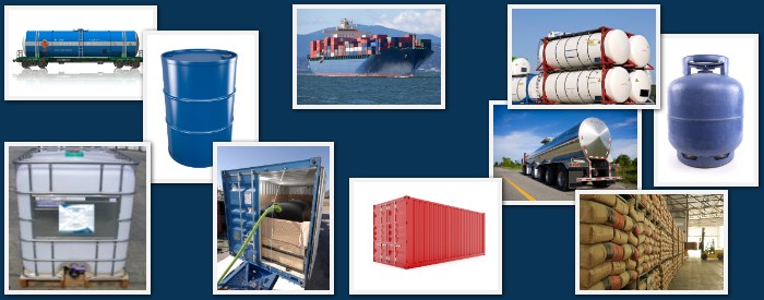 Packaging Options Collage Drums, Totes, Tankers, Containers